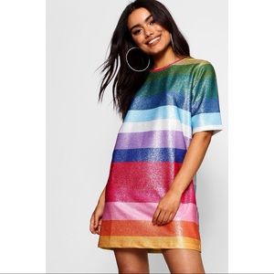 Metallic Rainbow Dress